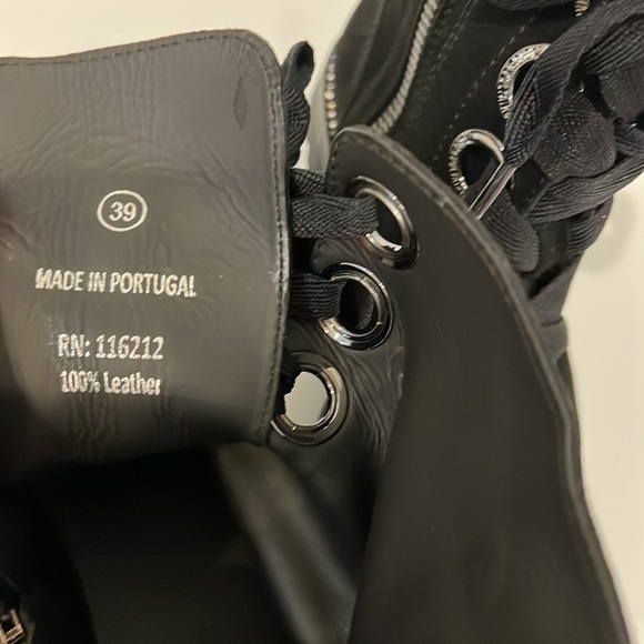 ZADIG&VOLTAIRE & Voltaire leather combat boots size 39 - Picture 7 of 7